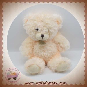 HISTOIRE D'OURS SOS DOUDOU OURS ECRU CREME DOUILLET HO2510 30 CM