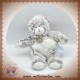 BABYNAT SOS DOUDOU OURS MARRON CHINE POIL BLANC FLOCONS