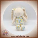 KLORANE SOS DOUDOU LAPIN ECRU VENTRE BLEU ET JAUNE