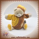 DOUDOU ET COMPAGNIE SOS OURS PAIN D'EPICE MARIONNETTE MARRON JAUNE