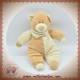 LASCAR SOS DOUDOU OURS ECRU BEIGE FOULARD