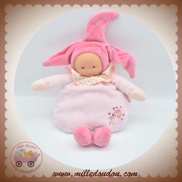 COROLLE SOS DOUDOU BABI COROLLE LUTIN POUPEE ROSE COEUR FLEUR HOCHET COEUR  - Boutique pour retrouver Doudou !!!