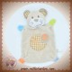 NICOTOY SOS DOUDOU OURS CHAT PLAT BEIGE GRIS VENTRE ROND