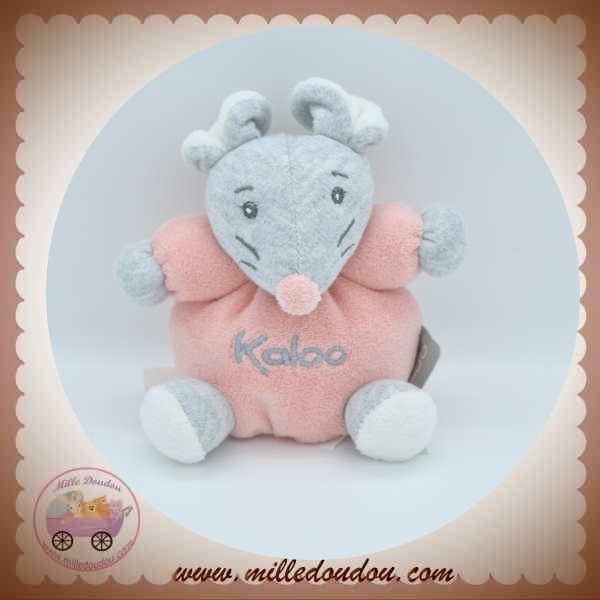 Doudou attache tétine - rose - Souris Verte