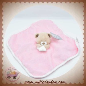 KIMBALOO SOS DOUDOU OURS PLAT ROSE PAT ET RIPATON