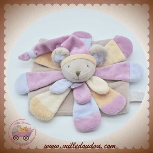 Peluche musicale souris rose - Doudou et compagnie