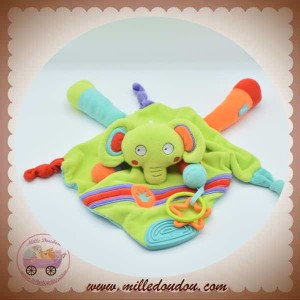 BABYSUN SOS DOUDOU ELEPHANT PLAT VERT DENTITION