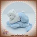 TEX SOS DOUDOU OURS ALLONGE MUSICAL NUAGE BLEU ETOILE