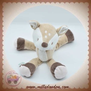 NATTOU SOS DOUDOU FAON BICHE ROSY BEIGE MARRON BLANC