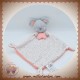 MOTS D'ENFANTS SOS DOUDOU KOALA GRIS ROSE CAPE MOUCHOIR ARGENTE