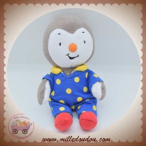 JEMINI DOUDOU T'CHOUPI NOUNOURS PYJAMA BLEU