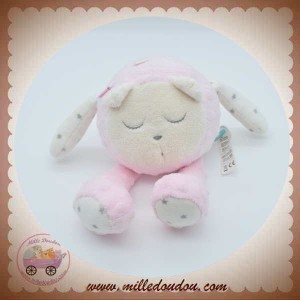 MYHUMMY SOS DOUDOU OURS ROSE BOULE ETOILE GRISE