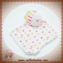 SIPLEC SOS DOUDOU POISSON VERT MOUCHOIR PLAT BLANC ROND ROSE VIOLET