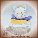 NICOTOY SOS DOUDOU ZEBRE BLANC PLAT VIOLET JAUNE GRIS