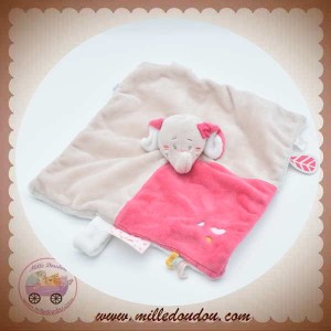 Doudou chat Minouchka NOUKIES plat rose