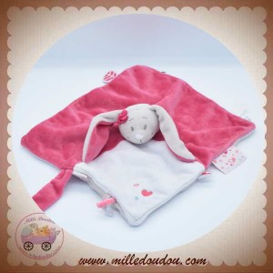 Doudou chat Minouchka NOUKIES plat rose