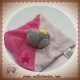 CMP SOS DOUDOU OURS PLAT ROI GRIS CORPS ROSE BLANC