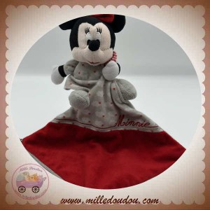 sos doudou Minnie Disney Nicotoy Simba carré plat rouge et noir