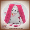 CATIMINI SOS DOUDOU LAPIN PLAT ROSE ROND