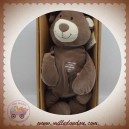 PLAYKIDS CMI SOS DOUDOU OURS MARRON CHOCOLAT FLEURS