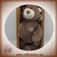 PLAYKIDS CMI SOS DOUDOU OURS MARRON CHOCOLAT FLEURS