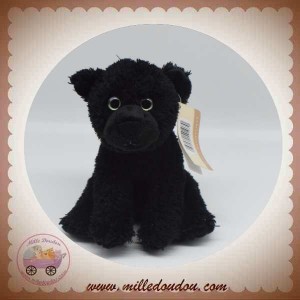 GIPSY SOS DOUDOU PANTHERE BOUCLETTE NOIRE 24 CM