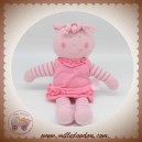 COROLLE SOS DOUDOU POUPEE TISSU ROBE ROSE