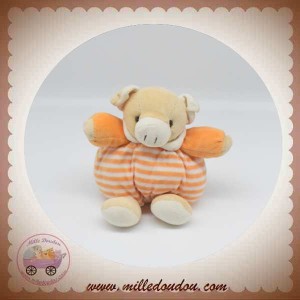 BERNAERT LUC SOS DOUDOU COCHON BEIGE ORANGE BOULE