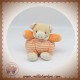 BERNAERT LUC SOS DOUDOU COCHON BEIGE ORANGE BOULE