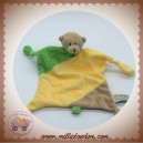 MGM SOS DOUDOU OURS BEIGE PLAT JAUNE VERT DODO D'AMOUR