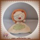 FNAC EVEIL ET JEUX SOS DOUDOU LION ORANGE ECRU PAT PIRATE OXYBUL