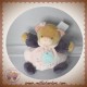 KALOO SOS DOUDOU OURS BOULE PETITE ROSE SYMPA VIOLET OISEAU