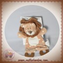 ZDT ACTION SOS DOUDOU LION PLAT BLANC MARRON DENTITION