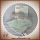 KIDILOU SOS DOUDOU CHIEN PLAT VERT TRIANGLE NOEUD
