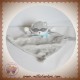 MOTS D'ENFANTS SOS DOUDOU RATON LAVEUR PLAT GRIS ETOILES