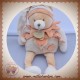 DOUDOU ET COMPAGNIE OURS NATUREL SAUMON 45 cm SOS