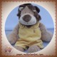 NOUKIE'S SOS DOUDOU LION JAUNE BABOUM SALOPETTE 36 CM