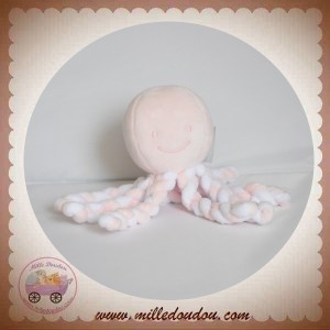 NATTOU SOS DOUDOU PIEUVRE ROSE BLANC POUPLE