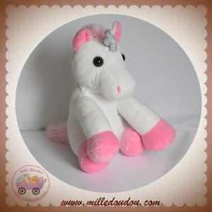 SOFT FRIENDS LGRI SOS DOUDOU LICORNE BLANCHE ROSE