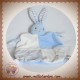 DODIE SOS DOUDOU LAPIN PLAT BLANC BLEU