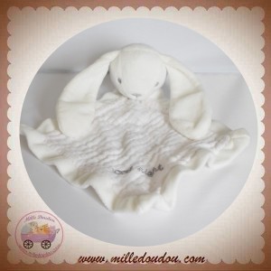 KIABI SOS DOUDOU LAPIN BLANC PLAT LANGE LOSANGE GOOD NIGHT