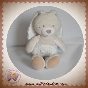 SUCRE D'ORGE DOUDOU LAPIN BEIGE ETOILE SOS