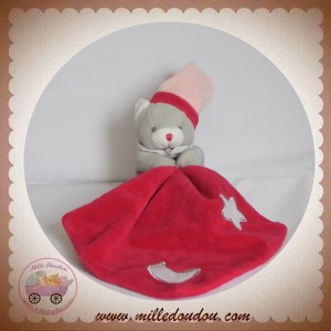 BABYNAT BABY NAT SOS DOUDOU CHAT OURS GRIS VIOLET ROSE LUNE