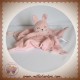 NICOTOY SIMBA SOS DOUDOU LAPIN PLAT ROSE KIABI