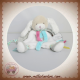 DOUDOU ET COMPAGNIE SOS CHIEN CHOUPI BLANC ATTACHE TETINE DC3070