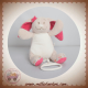 NOUKIE'S DOUDOU LAPIN ANNA PILI BEIGE ROSE MUSICAL ATTACHE TETINE SOS