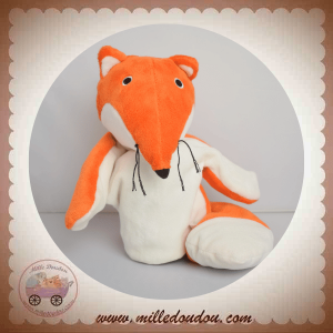 NATURE ET DECOUVERTES SOS DOUDOU RENARD MARIONNETTE ORANGE