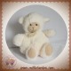HISTOIRE D'OURS SOS DOUDOU MOUTON BLANC BEIGE