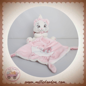 SIMBA NICOTOY SOS DOUDOU CHAT MARIE BLANC MOUCHOIR ROSE GOOD NIGHT