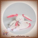 BABYNAT BABY NAT DOUDOU LAPIN PLAT ROSE SOS